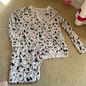 Roller Rabbit christmas holiday pjs Size XS - NWT - RARE